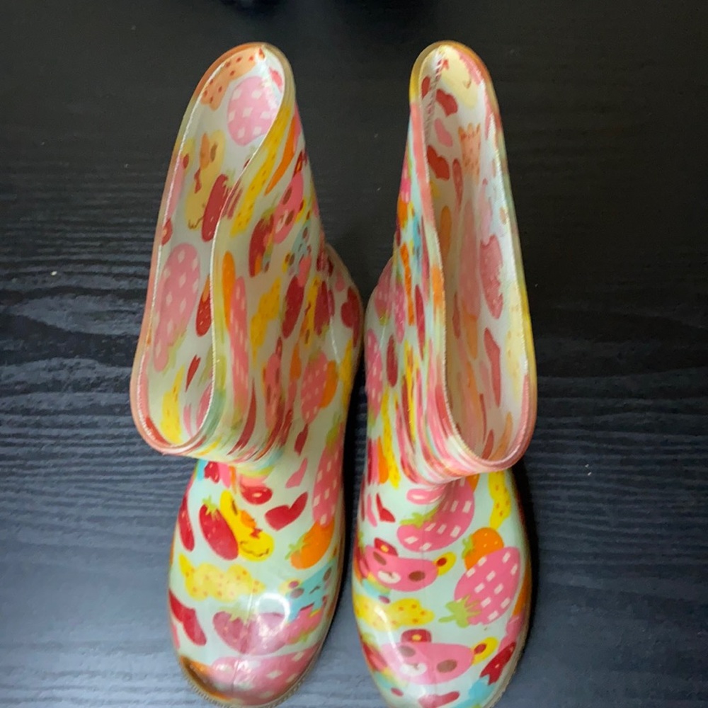 Girls Rain Boots Kali Fruits And Sweets Design